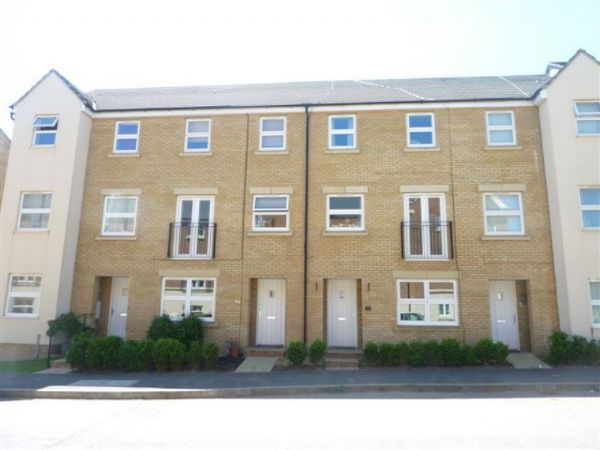 OXLEY PARK - This four bedroom terraced town house is tastefully decorated having been kept in good order by the Landlord.  The property boasts a spacious entry hall leading onto the dining room, cloakroom and the spacious kitchen with fitted appliances; on the first floor the lounge can be found to the front of the property with the spacious master and ensuite to the rear; on the second floor lies the second double bedroom, large single bedroom, smaller single bedroom and family bathroom.  The enclosed rear garden has access to the garage block behind the property providing the single garage and parking.  This property is avialble unfurnished.  For further information please contact our Milton Keynes office on 01908 393553 or Bletchley on 01908 648666. - Photo 1